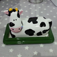 Load image into Gallery viewer, Cow Butter Dish