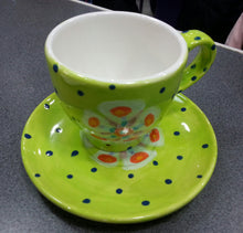 Load image into Gallery viewer, Tea Cup and Saucer