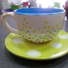 Load image into Gallery viewer, Cappuccino Cup and Saucer