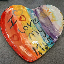 Load image into Gallery viewer, Flat Heart Shaped Plate