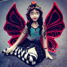 Load image into Gallery viewer, Large Side Sitting Fairy Figure