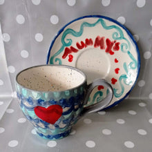 Load image into Gallery viewer, Tea Cup and Saucer