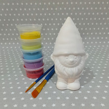 Load image into Gallery viewer, Ready to paint pottery - small boy gnome figure