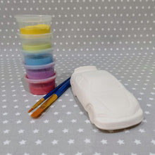 Load image into Gallery viewer, Ready to paint pottery - medium sports car figure