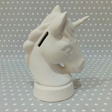 Load image into Gallery viewer, Unicorn Head Money Box