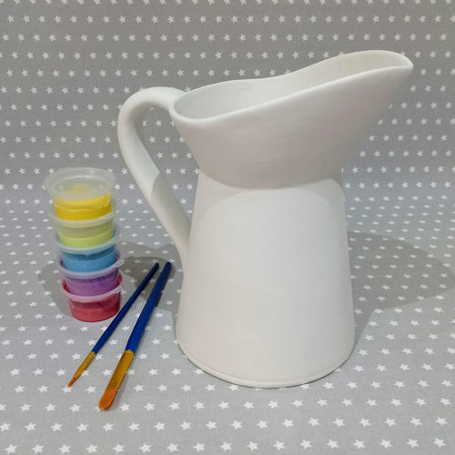 Ready to paint pottery - Large Country Jug
