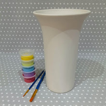 Load image into Gallery viewer, Ready to paint pottery - Tall Trumpet vase
