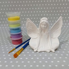 Load image into Gallery viewer, Ready to paint pottery - Lotus Fairy Figure