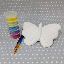 Load image into Gallery viewer, Ready to paint pottery - Butterfly Wall Plaque