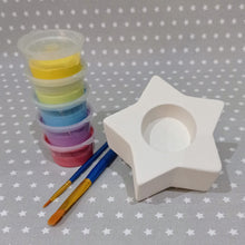 Load image into Gallery viewer, Ready to paint pottery - Start Tealight