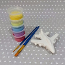 Load image into Gallery viewer, Ready to paint pottery - small jet plane figure
