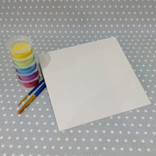 Load image into Gallery viewer, Ready to paint pottery - 8" Square Tile