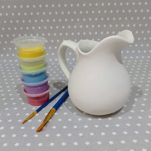 Ready to paint pottery - Traditional Jug