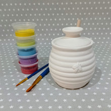 Load image into Gallery viewer, Ready to paint pottery - Honey Pot