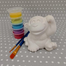 Load image into Gallery viewer, Ready to paint pottery - medium monkey figure