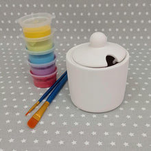 Load image into Gallery viewer, Ready to paint pottery - Sugar Pot