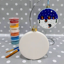 Load image into Gallery viewer, Flat Round Bauble