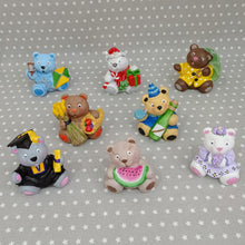 Load image into Gallery viewer, Teddy holding Watermelon with acrylic paints