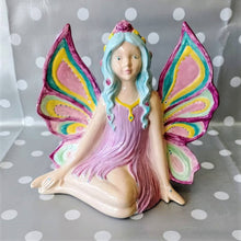 Load image into Gallery viewer, Large Side Sitting Fairy Figure
