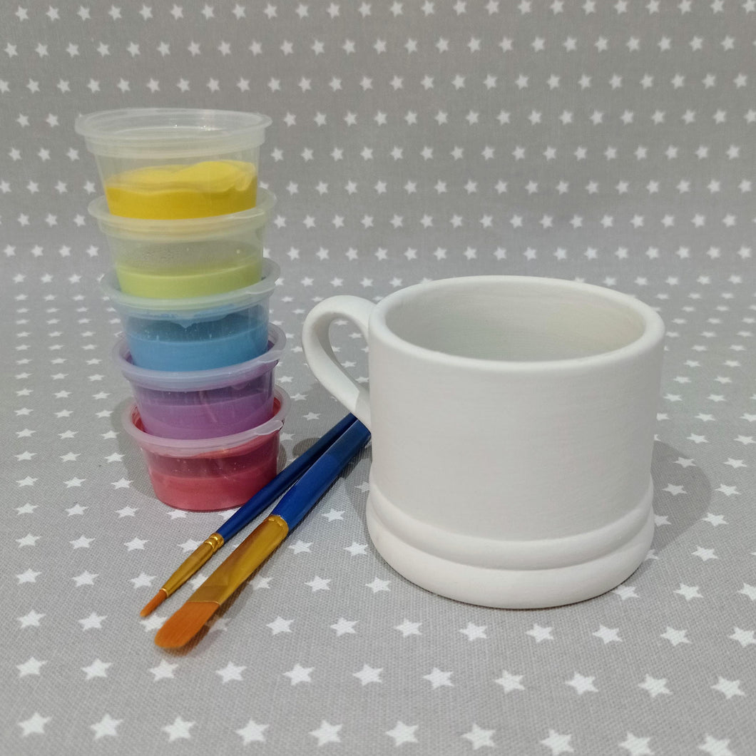 Ready to paint pottery - Small Country Mug