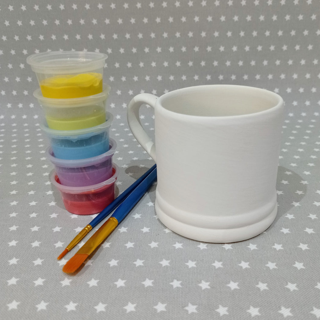 Ready to paint pottery - Medium Country Mug
