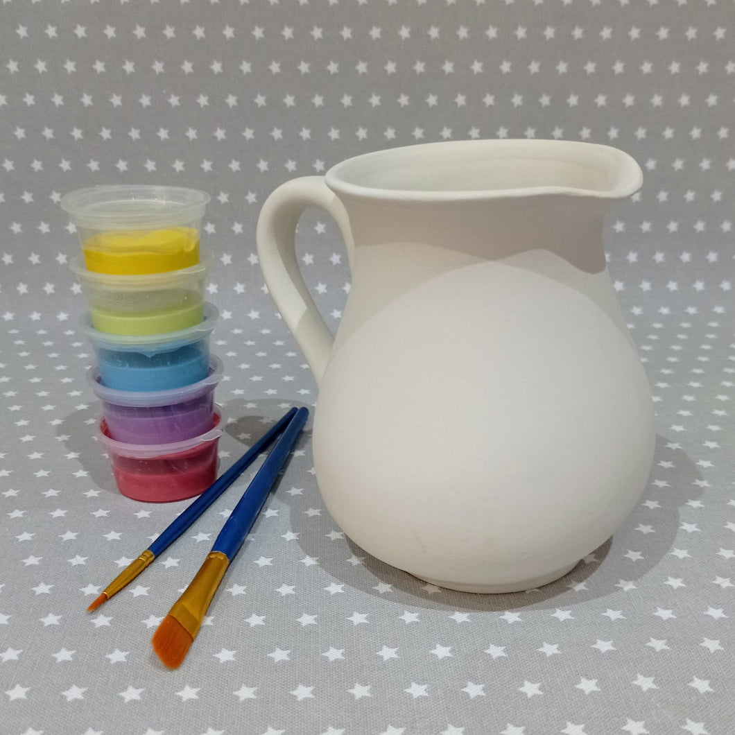 Ready to paint pottery - Half Litre Jug