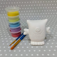 Load image into Gallery viewer, Ready to paint pottery - small cyclops figure
