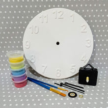 Load image into Gallery viewer, Ready to paint pottery - Wall Clock with Mechanism
