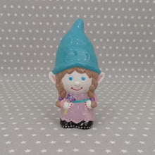 Load image into Gallery viewer, Small Girl Gnome Figure
