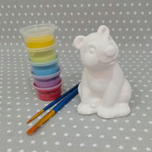 Load image into Gallery viewer, Ready to paint pottery - medium polar bear figure
