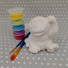Load image into Gallery viewer, Ready to paint pottery - medium monkey figure
